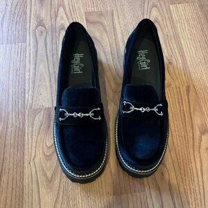 Corkys Black Velvet Platform Loafer sz 7- NEVER WORN